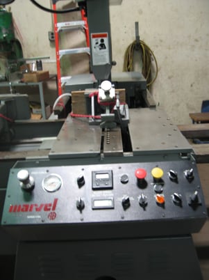 10" x 10" Marvel #V10A, Vertical Bandsaw, 208 V., 3 phase, Rebuilt - Image 2