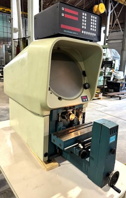 14" Deltronic #DH14-MPC4, optical comparator, Tungsten halogen projection, 10X lens, surface illumination - Image 2