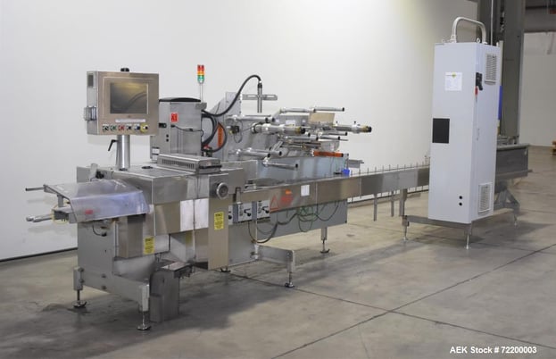 Delta #Eagle, Horizontal Flow Wrapper, 240 PPM, Dual Film Feed, AB PLC, 480 V., Unused, 2011 - Image 2