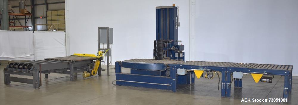 Lantech V Series #SVAMD, Auto Stretch Wrapper, 40 Loads/Hour, 30 FPM, AB SLC PLC, 12" roll diameter - Image 2