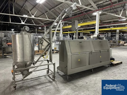 Effytec #HB-15, Form Fill Pouch Machine, w/ hopper & conveyor feed, 230 V., 2004 - Image 3