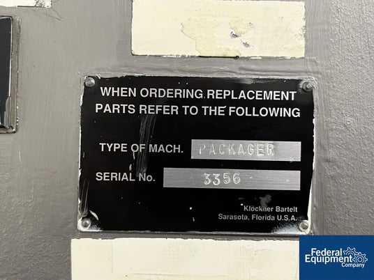 Klockner Bartelt #Packager, Horizontal Form Fill & Seal Unit - Image 2