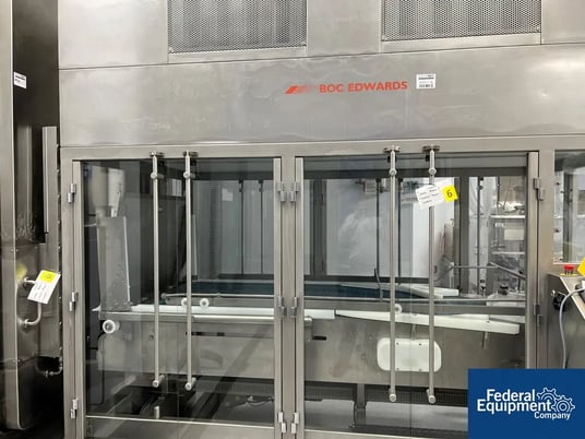 36" x 48" BOC IMA #Lyomax-12, Freeze Dryer, 316L Stainless Steel, 132 sq.ft., 11 shelf, AB Control, 1996 - Image 6