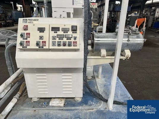 Premier Mill / IPS, Horiz Media Mill, 20L, 30 HP, explosion proof motors, AB VFDs, w/ switchgear, on Skid - Image 5