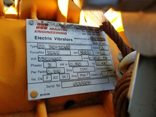 8 cu.ft., Stainless steel activator live bottom, 18" x 42" bin - Image 6