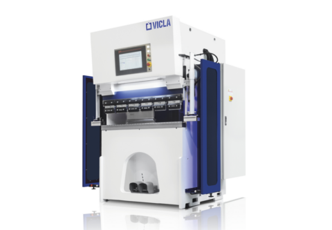 50 Ton, Vicla #First-Series, Hybrid Hydraulic Press Brakes, 8" Stroke Cylinders, 17.4" Opening, 4 kW, New - Image 1