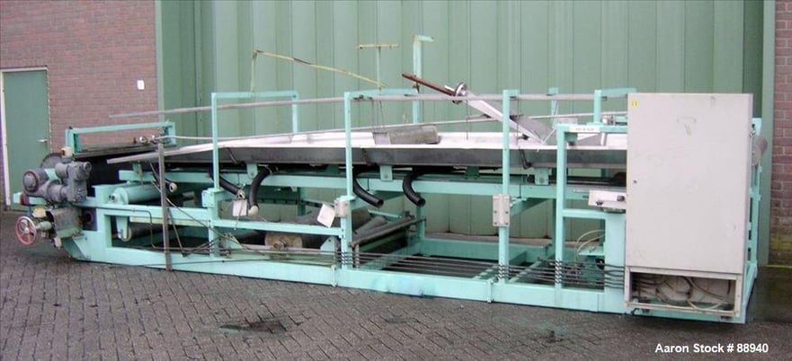 Pannevis #RT, Vacuum Belt Filter, 57 sq.ft. filter area, 316 Stainless Steel & Polypropylene, 0.75 KW - Image 1