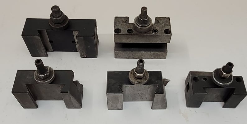 Aloris Lathe Tool Post Holder a 22 Total Piece Set - Image 5