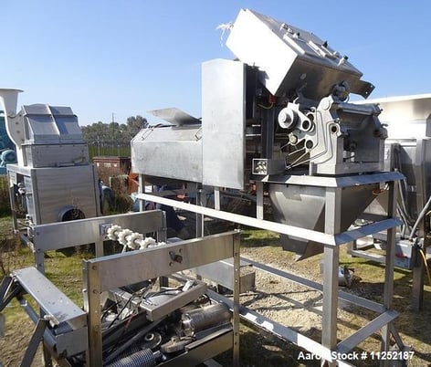 Urschel #M, Dicer / Strip Cutter, Stainless Steel, Adjustable Cuts, Belt Feed, on frame, w/ drive & Control - Image 4