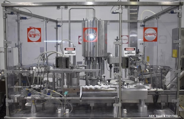 Capmatic Intrepid #F4-A/X-PP-222, Liquid Filler, Plugger & Capping System, 60 BPM, 4-1/2" belt, AB PLC, w/ - Image 7