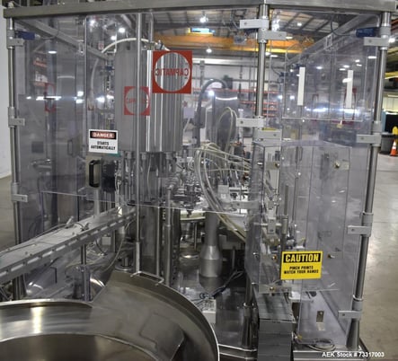 Capmatic Intrepid #F4-A/X-PP-222, Liquid Filler, Plugger & Capping System, 60 BPM, 4-1/2" belt, AB PLC, w/ - Image 8