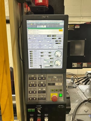 720 Ton, 132 oz., Nissei #FVX660III-310L, horizontal plastic injection molder, 43.3" x 43.3" tie bar, 75.2" - Image 6