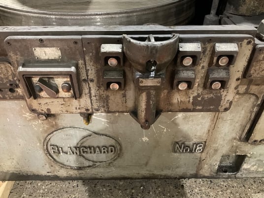 Blanchard #18, vertical rotary surface grinder, 42" chuck, 35 HP, 40" swing, 18" under wheel - Image 3