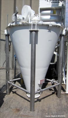 Hosokawa, Vrieco #DBXE-1000R, Nauta Mixer, 304 Stainless Steel, Vortex Gate Valve, 86" x 60" x 16", 1974 - Image 2