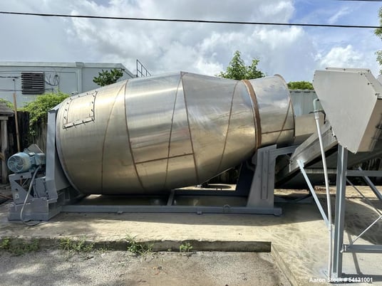 8 Ton, Yargus Layco, Rotary Drum Blender System, 304 Stainless Steel, 20 HP, 2018 - Image 4