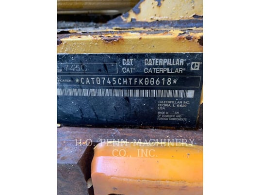 Caterpillar 745 C, Articulated Truck, 8205 hours, S/N: TFK00618, 2015 - Image 6