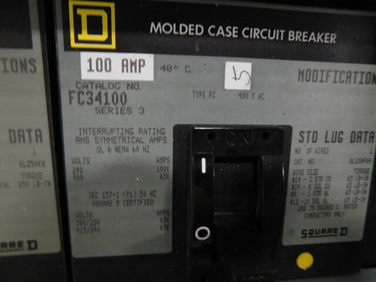 800 Amp. Square D, 44-08905-75, I-Line panelboard, 4 wire, 277/480 Volts - Image 10