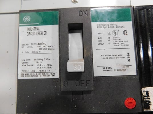 600 Amp. General Electric, CCB, panelboard, 3 wire, 480 Volts, 3 phase - Image 8