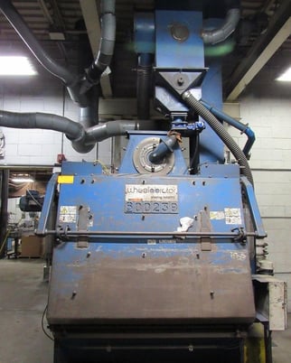 7 cu.ft. Wheelabrator #TMR-7, Rubber Belt Tumblast, Just Serviced, Includes New Spare Belt - Image 1
