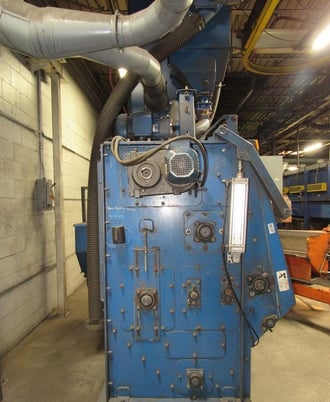 7 cu.ft. Wheelabrator #TMR-7, Rubber Belt Tumblast, Just Serviced, Includes New Spare Belt - Image 2