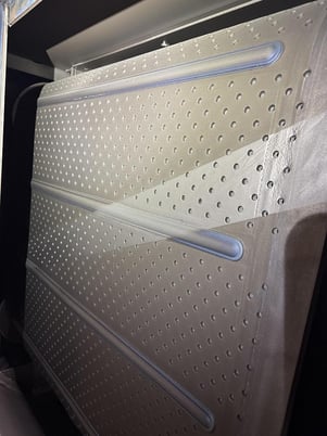 7 cu.ft. Wheelabrator #TMR-7, Rubber Belt Tumblast, Just Serviced, Includes New Spare Belt - Image 9