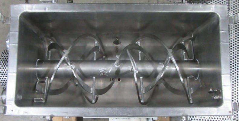 Bepex #IMJS-5, Ribbon Blender, Stainless Steel, Jacketed 150 psi, 5 cu.ft., 38-3/4" x 18-3/8" x 22-1/2"D, 3 - Image 9
