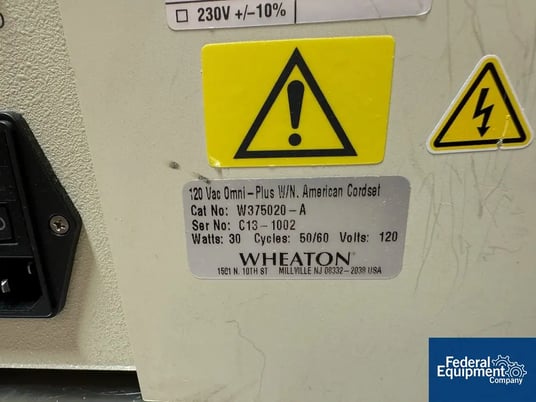 Wheaton #120-Vac-Omni-Plus, Peristaltic pump, AS IS - Image 2