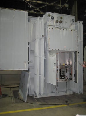 10000/12500/14000 kVA, 26400 Delta Primary, 13200/7620 WYE Secondary, General Electric Substation - Image 3