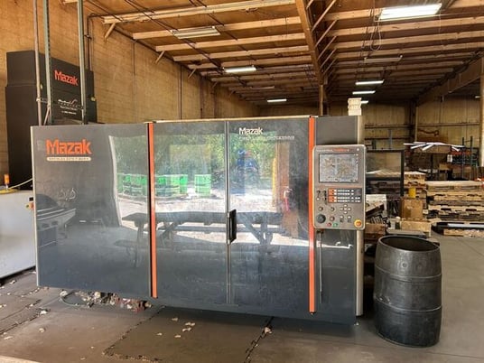 Mazak #Optiplex-3015, 4000 watt fiber laser, flying optics, design bridge gantry style, 2014 - Image 2