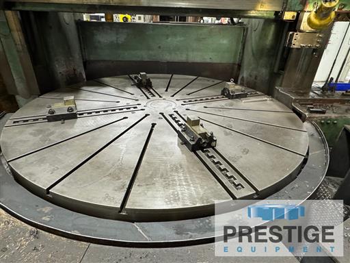 126" Rafamet #KCFB-320, vertical boring mill, 2-rams, side head, pendant controls, 2-Axis Quadra Check - Image 3