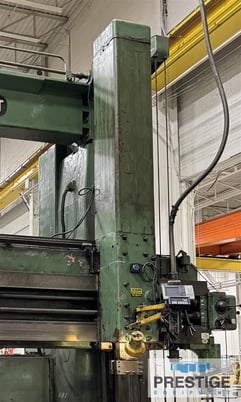 126" Rafamet #KCFB-320, vertical boring mill, 2-rams, side head, pendant controls, 2-Axis Quadra Check - Image 5
