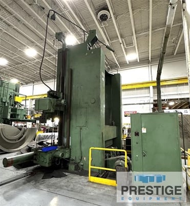 126" Rafamet #KCFB-320, vertical boring mill, 2-rams, side head, pendant controls, 2-Axis Quadra Check - Image 8
