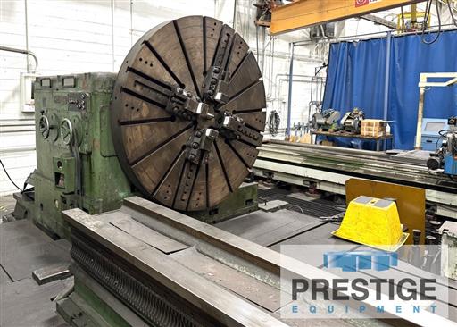 Poreba #TZB-250, CNC heavy duty modular lathe, Fanuc 0iTC - retrofit 2015, 98" swing x 318" centers, 2015 - Image 1