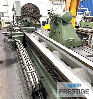 Poreba #TZB-250, CNC heavy duty modular lathe, Fanuc 0iTC - retrofit 2015, 98" swing x 318" centers, 2015 - Image 4