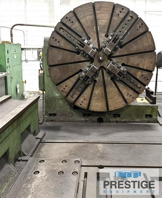 Poreba #TZB-250, CNC heavy duty modular lathe, Fanuc 0iTC - retrofit 2015, 98" swing x 318" centers, 2015 - Image 9