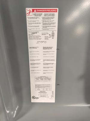 400 Amp. Square D, D325NTR, Fusible Safety Disconnect Switch, 240 VAC, 3PH, 3P, 3R, unused - Image 5