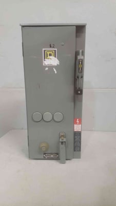 30 Amp. Square D, Disconnect Switch/Circuit Breaker, NEMA S starter(2 available) - Image 1