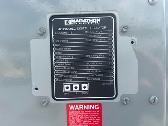 2800 KW, Marathon, MTU 2800RXC6DT2, generator end, 277/480 Volts, take off of 20V 4000 engine, 500 hours, 2008 - Image 10