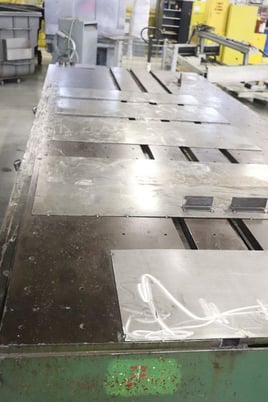 14' L x 5' width x 1" thick Heavy duty welding/fixture table, - Image 10