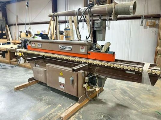 Voorwood #A-178, automatic shape & sand feed through, single sided, 1998 - Image 1