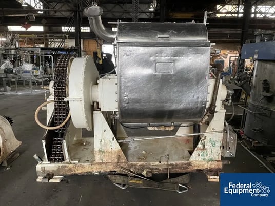 J.H. Day #Imperial, Double Arm Mixer, Stainless Steel, 125 psi jacketed bowl, 225 gallon, 304 Stainless - Image 6