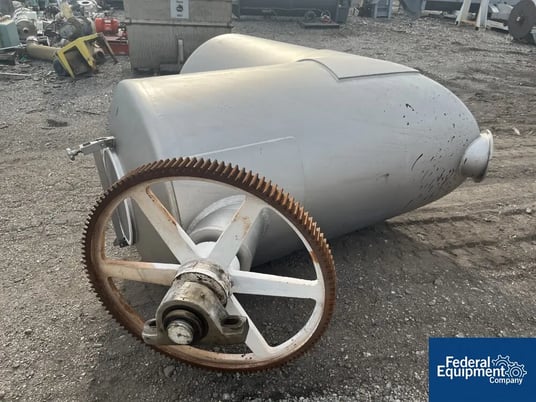 50 cu.ft. Patterson, Twin Shell Blender, Stainless Steel, w/ leg extensions, 7 HP (2 available) - Image 6