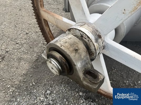 50 cu.ft. Patterson, Twin Shell Blender, Stainless Steel, w/ leg extensions, 7 HP (2 available) - Image 8