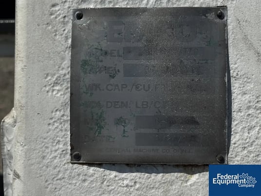 40 cu.ft. Gemco Double Cone Blender, Stainless Steel, 20 HP, 230/460 V., 1984 - Image 2