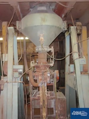 12.4 cu.ft. Crossley Economy #3-FT.-CONE-BL, Double Cone Blender, Carbon Steel, 5 HP Intensifer Bar - Image 1