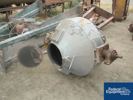 12.4 cu.ft. Crossley Economy #3-FT.-CONE-BL, Double Cone Blender, Carbon Steel, 5 HP Intensifer Bar - Image 3