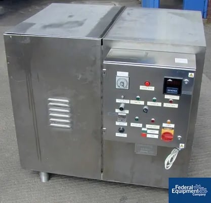 1.4 cu.ft. Winkworth #DC40, Double Cone Blender, Stainless Steel, 40 liter, lab scale, enclosure, 1990 - Image 5