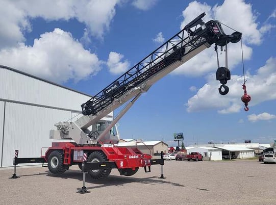 Link-Belt Belt #RTC-8050, all terrain crane, 50 ton, 110' lift, Cummins diesel engine, pneumatic tires, 2014 - Image 7