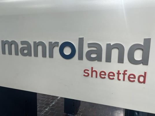 Manroland #705-3B-Plus+LV Evolution, Sheetfed offset printer, (5) Colors, Coater, 109M impressions, 16000 - Image 2
