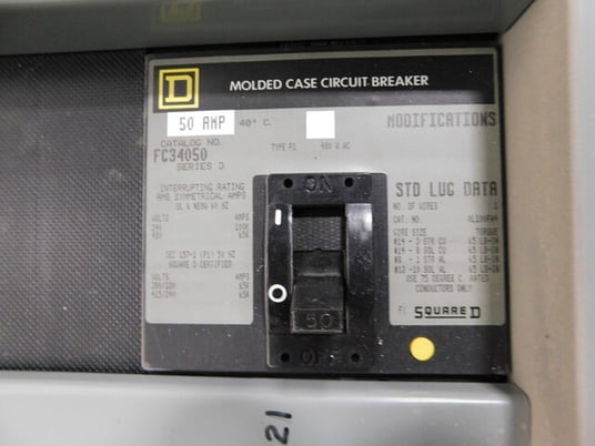 225 Amp. Square D, 1864-2MN, I-Line panelboard, 600 Volts - Image 6